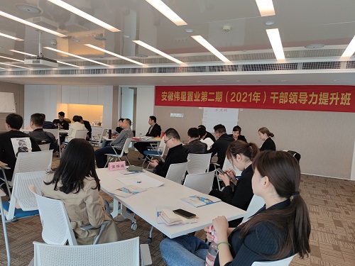 蔣小華安徽偉星置業干部領導力培訓