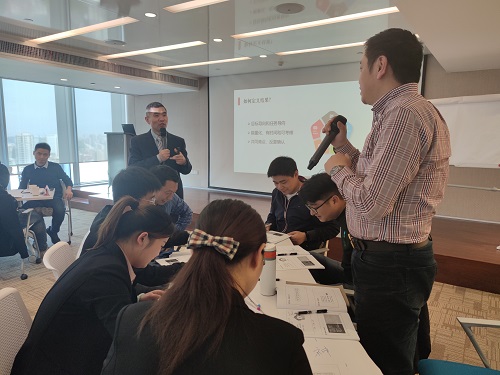 蔣小華老師干部領導力培訓互動環節