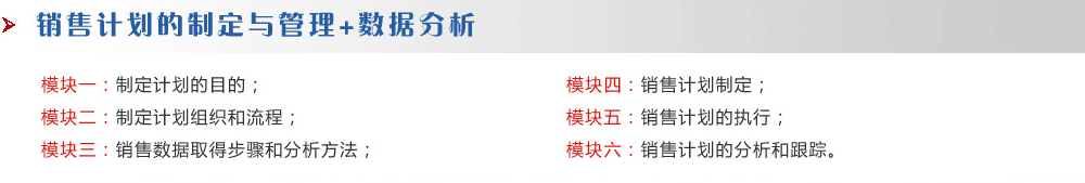 銷(xiāo)售計(jì)劃的制定與管理+數(shù)據(jù)分析